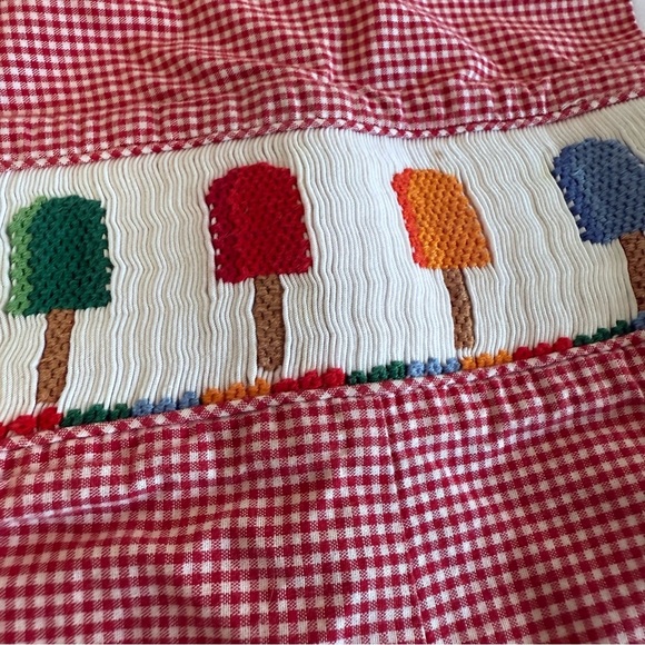 Vintage 80s Hand Smocked Baby Outfit - Picture 4 of 10